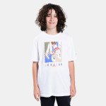 Color Blanc du produit T-Shirt Jordan enfant Courtyard Blanc
