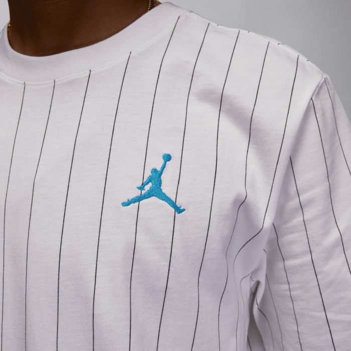 T-shirt Jordan Flight MVP white/dk powder blue image n°3