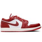 Color White of the product Air Jordan 1 Low Dune Red