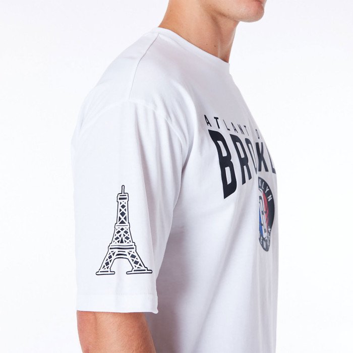 T-Shirt New Era NBA Paris Game Brooklyn Nets image n°3