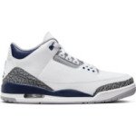 Color White of the product Air Jordan 3 Midnight Navy