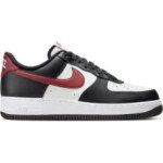 Color Black of the product Nike Air Force 1 '07 Varsity Black Red
