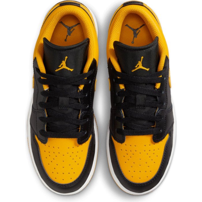 Air Jordan 1 Low Black/Yellow Ochre GS Enfant image n°4