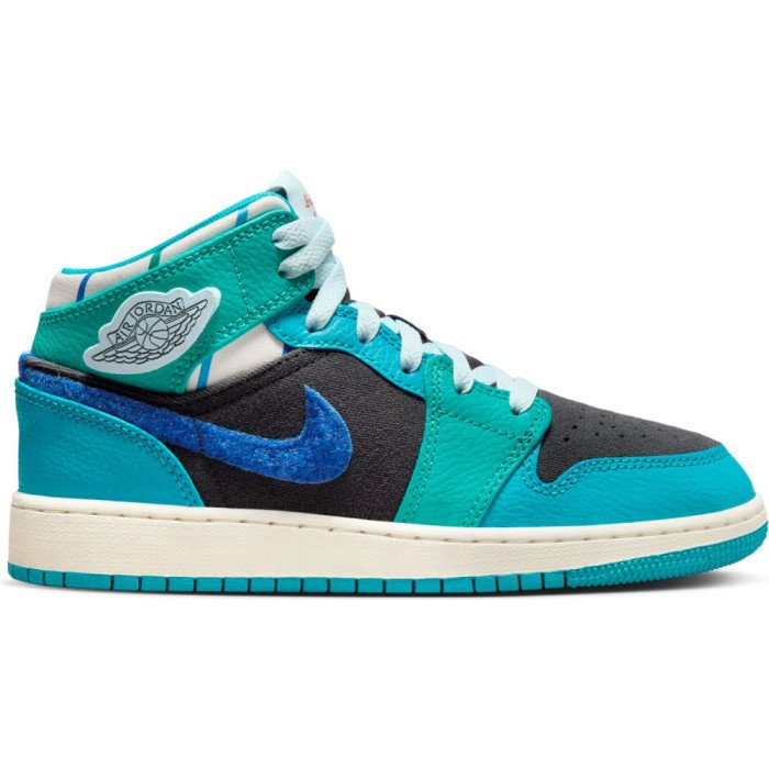 Air Jordan 1 Mid Sneaker School anthracite/glacier blue-aquatone image n°1