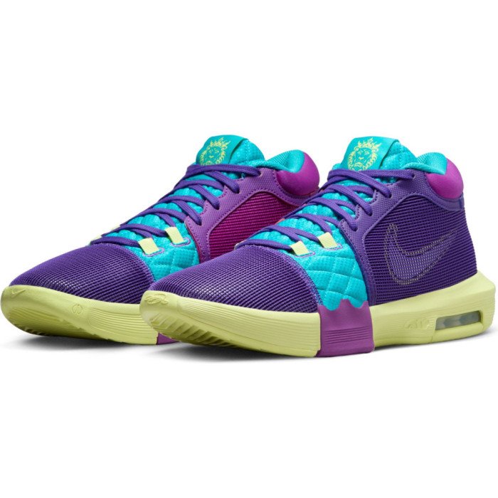 Nike Lebron Witness 8 field purple/white-dusty cactus image n°3