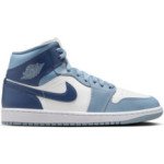 Color Blue, White of the product Air Jordan 1 Mid Diffused Blue
