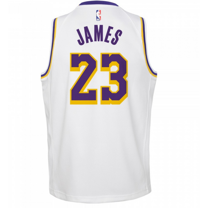 Maillot NBA Enfant Lebron James Los Angeles Lakers Nike Association Edition image n°3