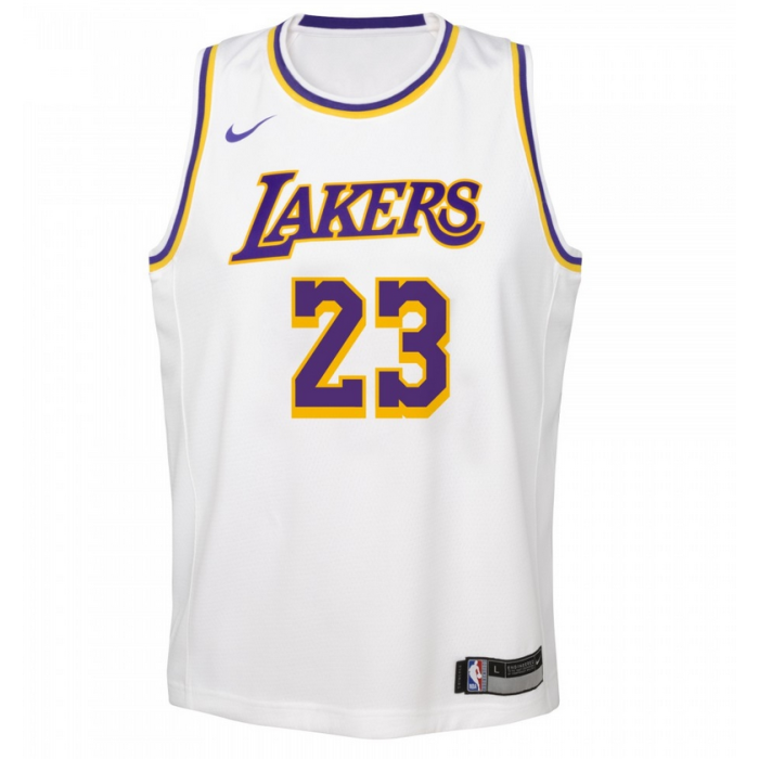 Maillot NBA Enfant Lebron James Los Angeles Lakers Nike Association Edition image n°2
