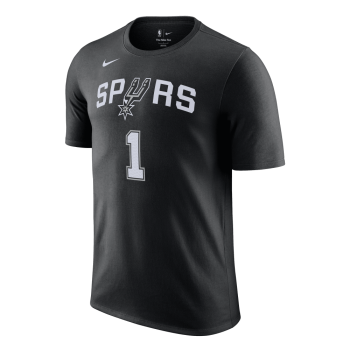 T-shirt San Antonio Spurs Wembanyama Black NBA | Nike