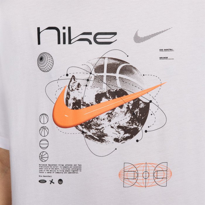 T-shirt Nike Basketball White image n°4
