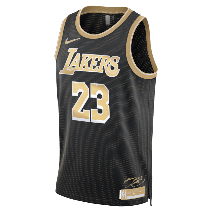 Maillot Lebron James Los Angeles Lakers Select Series Noir NBA
