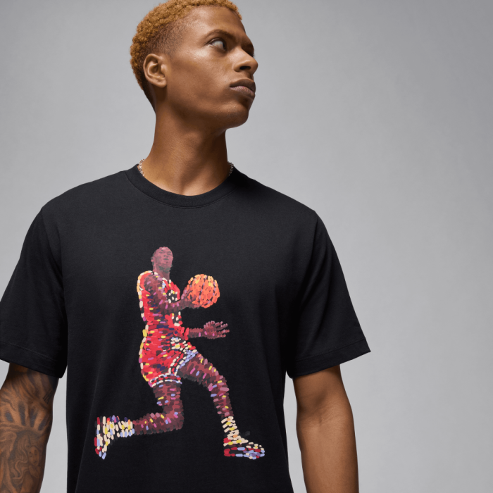 T-shirt Jordan Flight Essentials Jumpman Black NBA image n°1