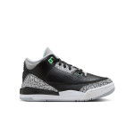 Color Black of the product Air Jordan 3 Retro Green Glow PS