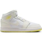 Color White of the product Air Jordan 1 Mid SE White/Yellow Enfant GS