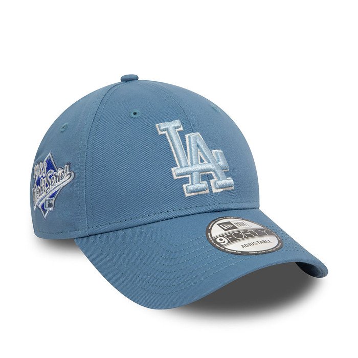 Casquette New Era MLB Patch Los Angeles Dodgers 9Forty Blue image n°3