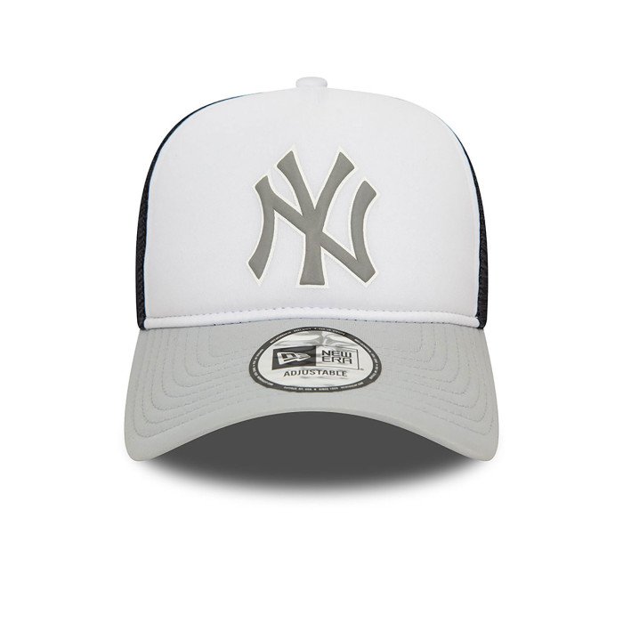 Casquette New Era MLB Logo New York Yankees Trucker White image n°2