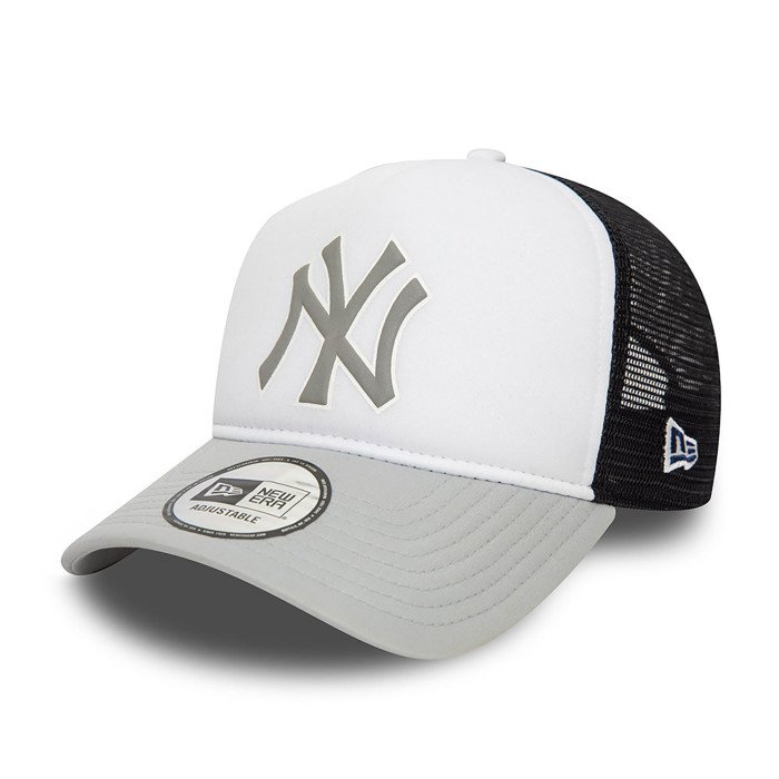 Casquette New Era MLB Logo New York Yankees Trucker White image n°1