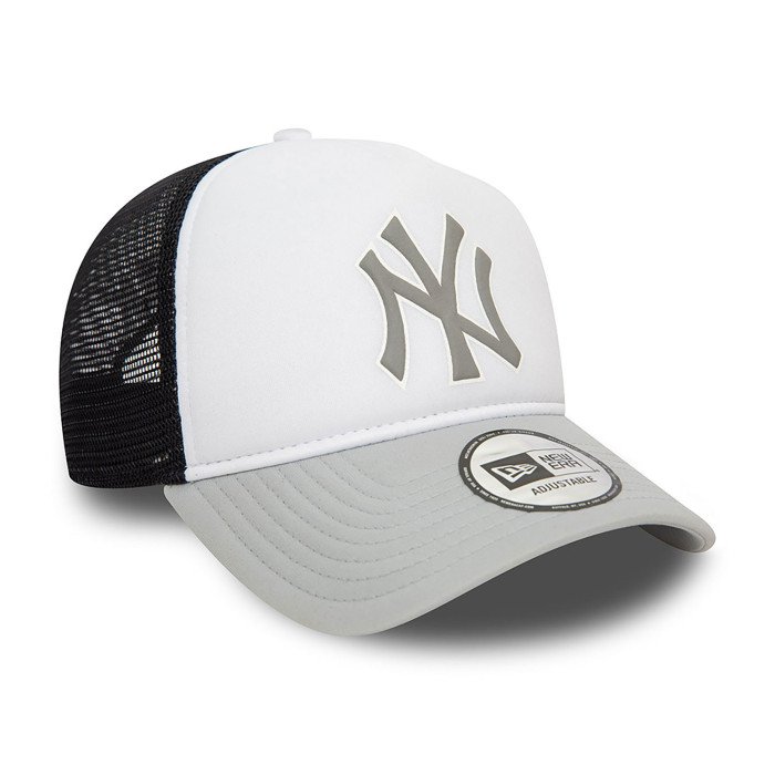 Casquette New Era MLB Logo New York Yankees Trucker White image n°3