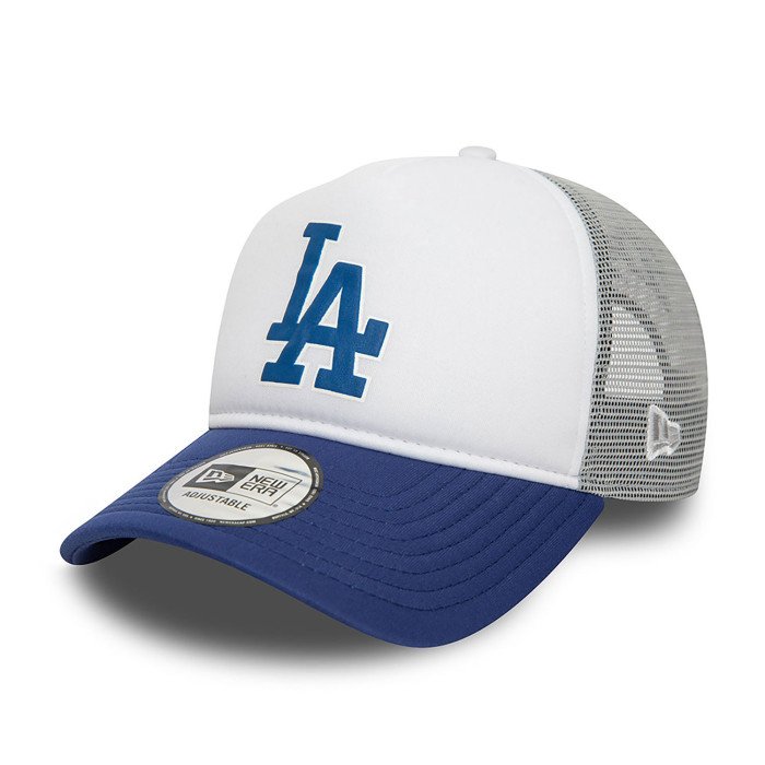 Casquette New Era MLB Logo Los Angeles Dodgers Trucker White image n°1