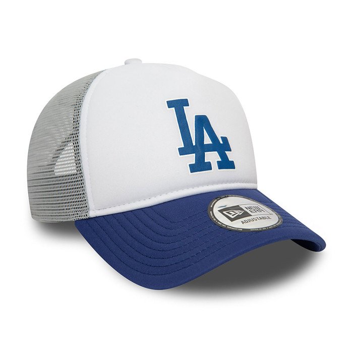 Casquette New Era MLB Logo Los Angeles Dodgers Trucker White image n°3