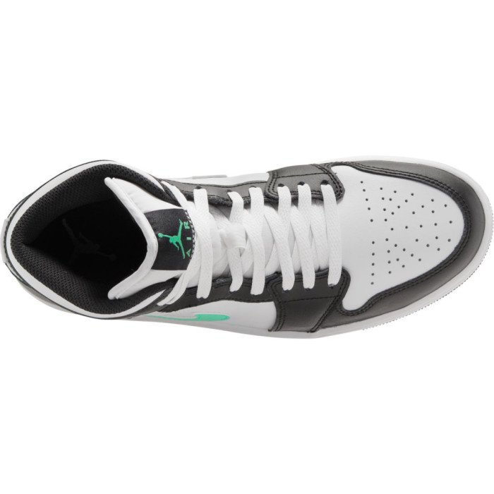 Air Jordan 1 Mid Black/Green Glow image n°9