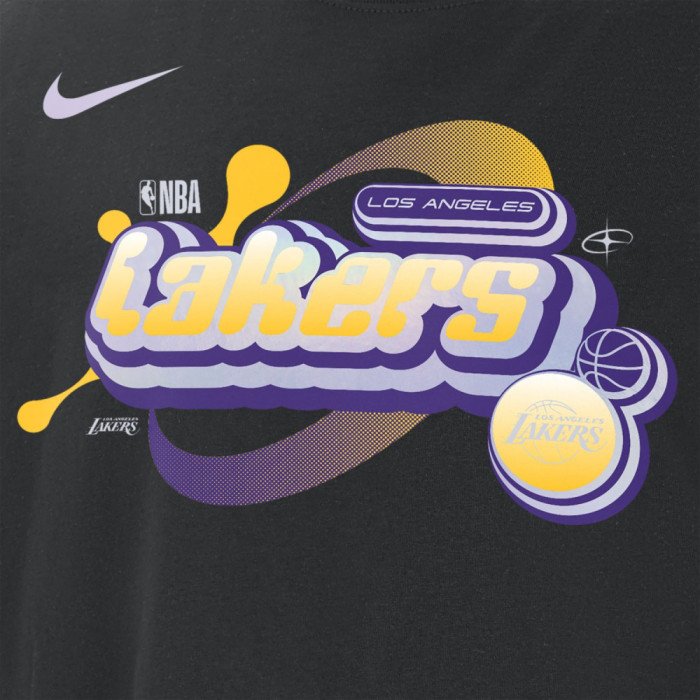 T-shirt Los Angeles Lakers Courtside black NBA image n°2
