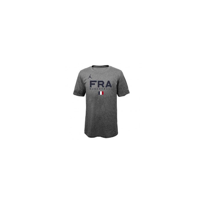 T-shirt Jordan Enfant Equipe de France de basket Gris