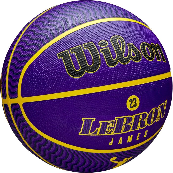 Ballon NBA LA Lakers Lebron James Player Icon Wilson image n°3