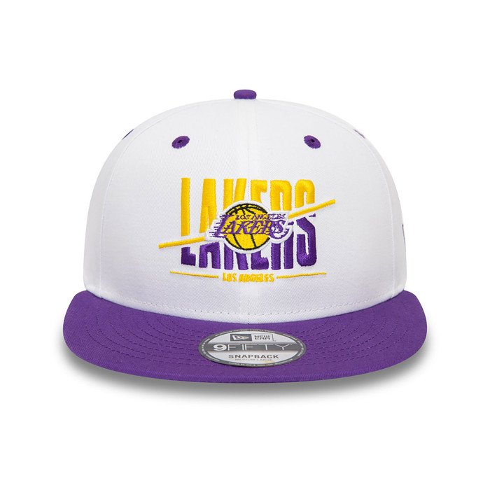 Casquette New Era White Crown Los Angeles Lakers 9Fifty NBA image n°2