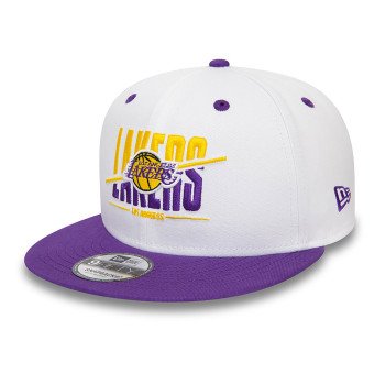 Casquette New Era White Crown Los Angeles Lakers 9Fifty NBA | New Era