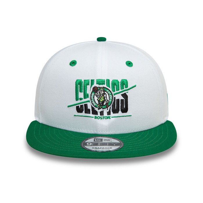 Casquette New Era White Crown Boston Celtics 9Fifty NBA image n°2