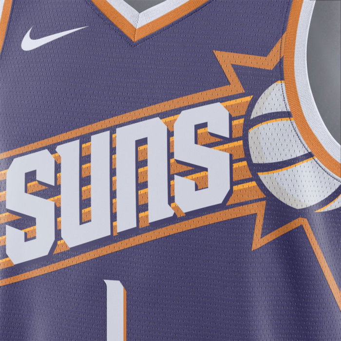 Maillot NBA Devin Booker Phoenix Suns Nike Icon Edition image n°2