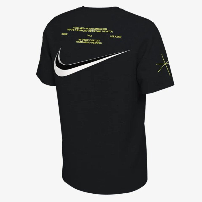 Wemby Unique Mens Nike Team Short Sleeve Cotton Tee image n°3