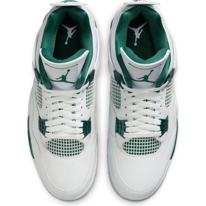 Air Jordan 4 Retro white/oxidized green-white-neutral grey image n°4