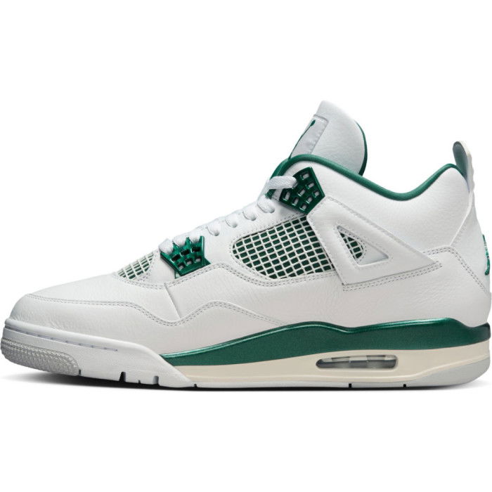 Air Jordan 4 Retro white/oxidized green-white-neutral grey image n°7