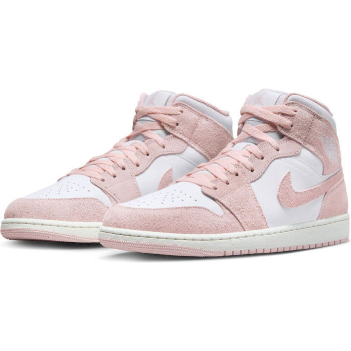 Air Jordan 1 Mid SE Pink Suede image n°3