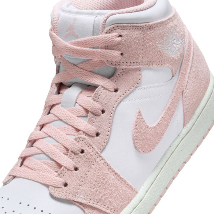 Air Jordan 1 Mid SE Pink Suede image n°10