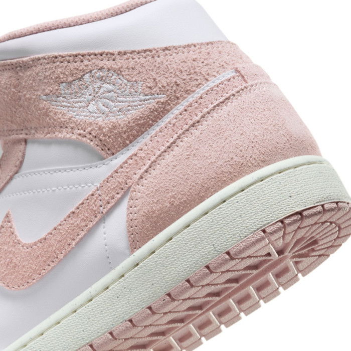 Air Jordan 1 Mid SE Pink Suede image n°11