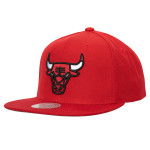 Color Red of the product Casquette Mitchell & Ness Ground 2.0 Snapabck...