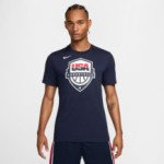 Color Bleu du produit T-shirt Nike Team USA logo blue