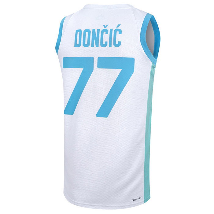 Maillot Jordan Slovenia 24 Mens Limited Jersey Home Luka Doncic