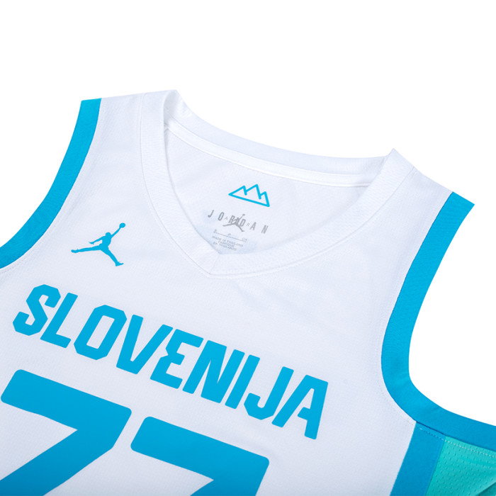 Maillot Jordan Slovenia 24 Mens Limited Jersey Home Luka Doncic