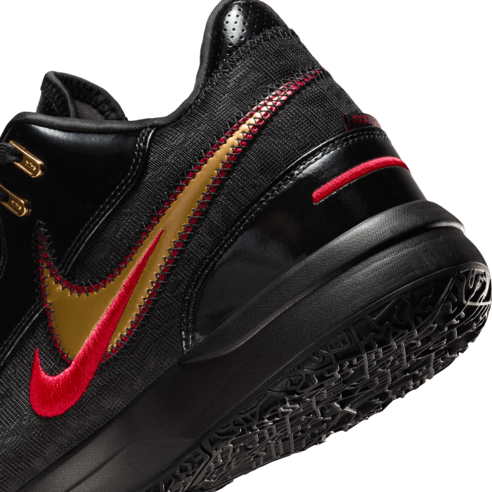 Nike Lebron NXXT Gen AMPD Black/Gold/Red image n°9