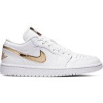 Color White of the product Air Jordan 1 Low SE Metallic Gold