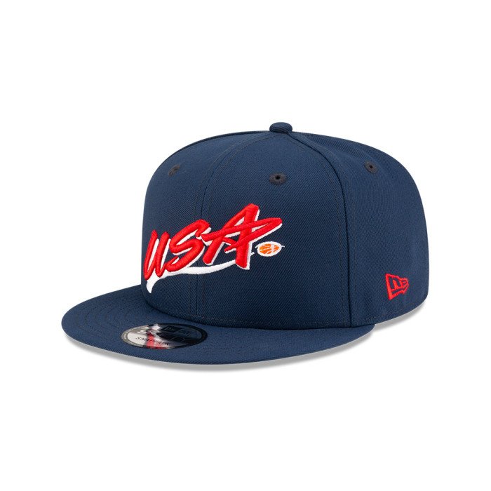 Casquette New Era USA Basketball 9Fifty Navy image n°3