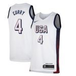 Color Blanc du produit Maillot Stephen Curry Team USA Nike Home