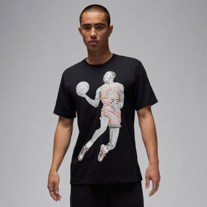 T-shirt Jordan black NBA image n°1