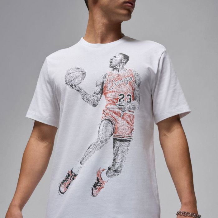 T-shirt Jordan Jumpman white NBA image n°4