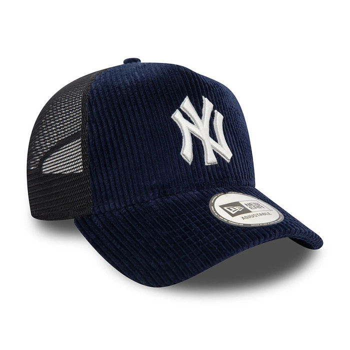 Casquette New Era MLB New York Yankees Corduroy Trucker Blue image n°1