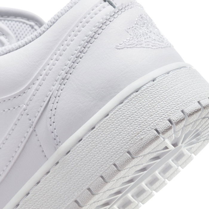 Air Jordan 1 Low Triple White Enfants GS image n°10